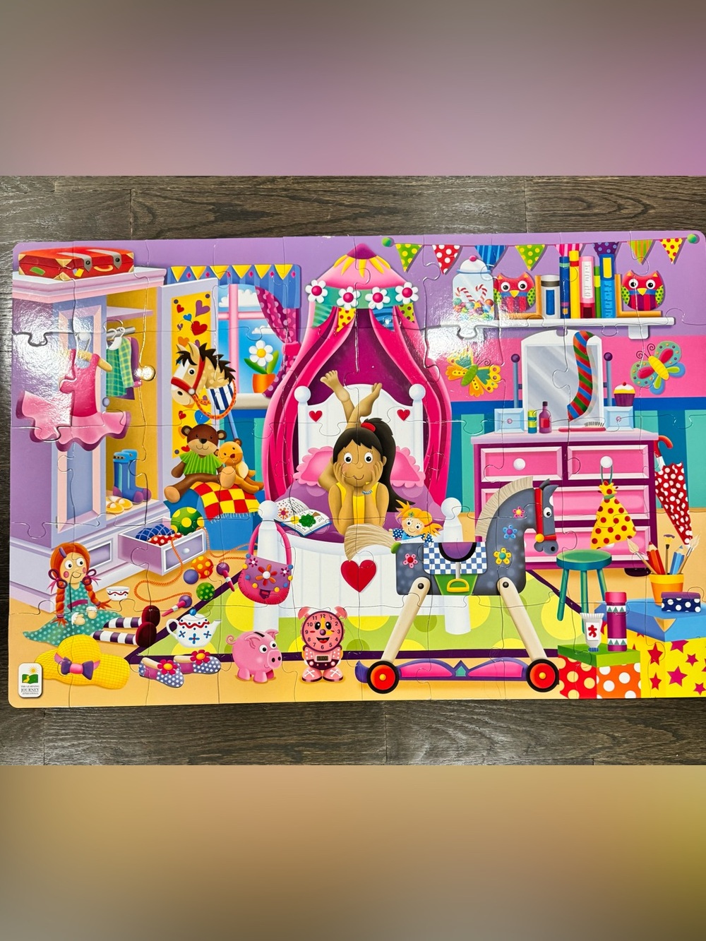 PRICE IS FIRM- Kids Pink Princess Playroom Puzzle Toy